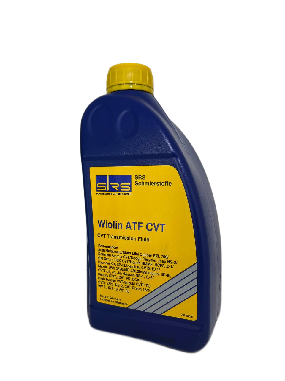 SRS Масло трансмиссионное Wiolin ATF CVT (ЖЕЛТАЯ) 1л п-22 SRS Масло трансмиссионное Wiolin ATF CVT (ЖЕЛТАЯ) 1л п-22