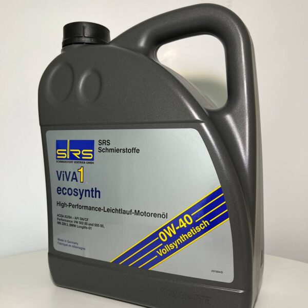 SRS Масло моторное VIVA 1 ecosynth 0W-40 4л