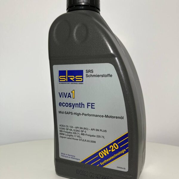 SRS Масло моторное VIVA 1 ecosynth FE 0W-20 1л п