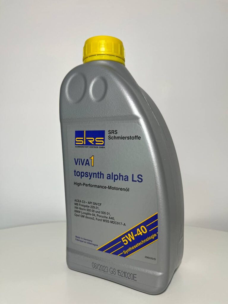SRS Масло моторное VIVA 1 topsynth alpha LS 5W-40 1л п