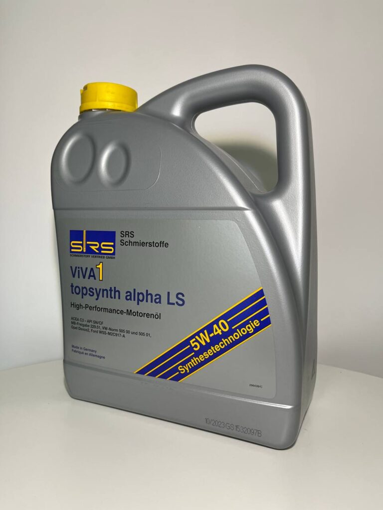 SRS Масло моторное VIVA 1 topsynth alpha LS 5W-40 4л п