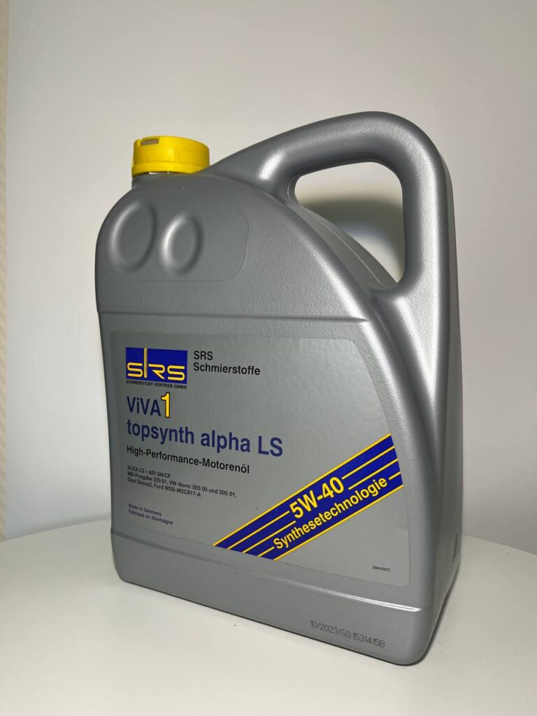 SRS Масло моторное VIVA 1 topsynth alpha LS 5W-40 5л п