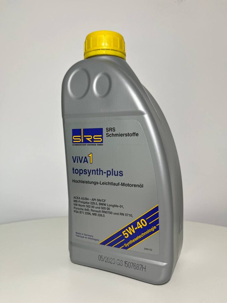 SRS Масло моторное VIVA 1 topsynth Plus 5W-40 1л