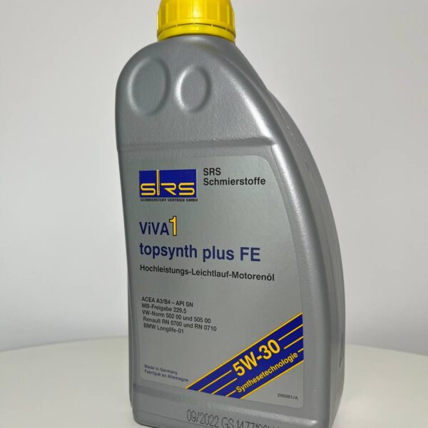 SRS Масло моторное VIVA 1 topsynth Plus FE 5W-30 1л п