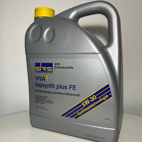 SRS Масло моторное VIVA 1 topsynth Plus FE 5W-30 5л