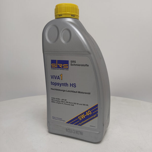 Масло моторное SRS ViVA 1 topsynth HS 5W-40, 1л